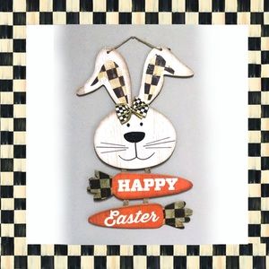 BUNNY Check Decor -Wall/Door Art